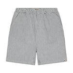 Huttelihut Shorts rayés pour enfant – short d'été léger – bleu marine foncé