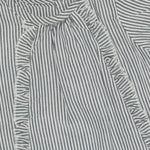 Huttelihut Robe rayée à manches courtes – Légère et estivale – bleu marine foncé