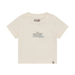 Huttelihut T-shirt à manches courtes – T-shirt enfant basique doux – White