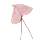 Chapeau d'été en mousseline Huttelihut avec oreilles – chapeau bébé léger – rose