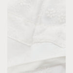 Huttelihut Chapeau d’été brodé – Adorable chapeau de soleil pour bébé – White