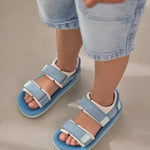 Bermuda en denim bleu clair En Fant