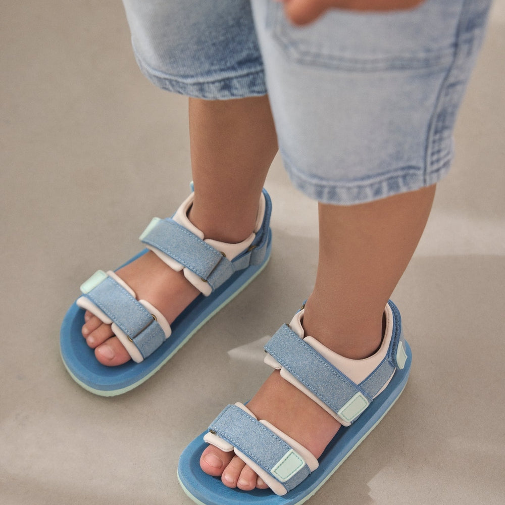 Bermuda en denim bleu clair En Fant