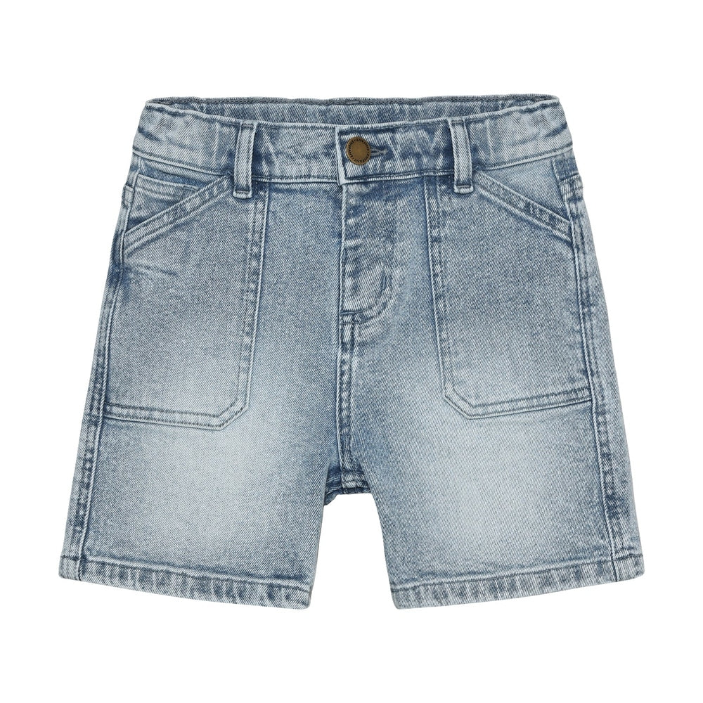 Short bermuda En Fant en denim bleu clair
