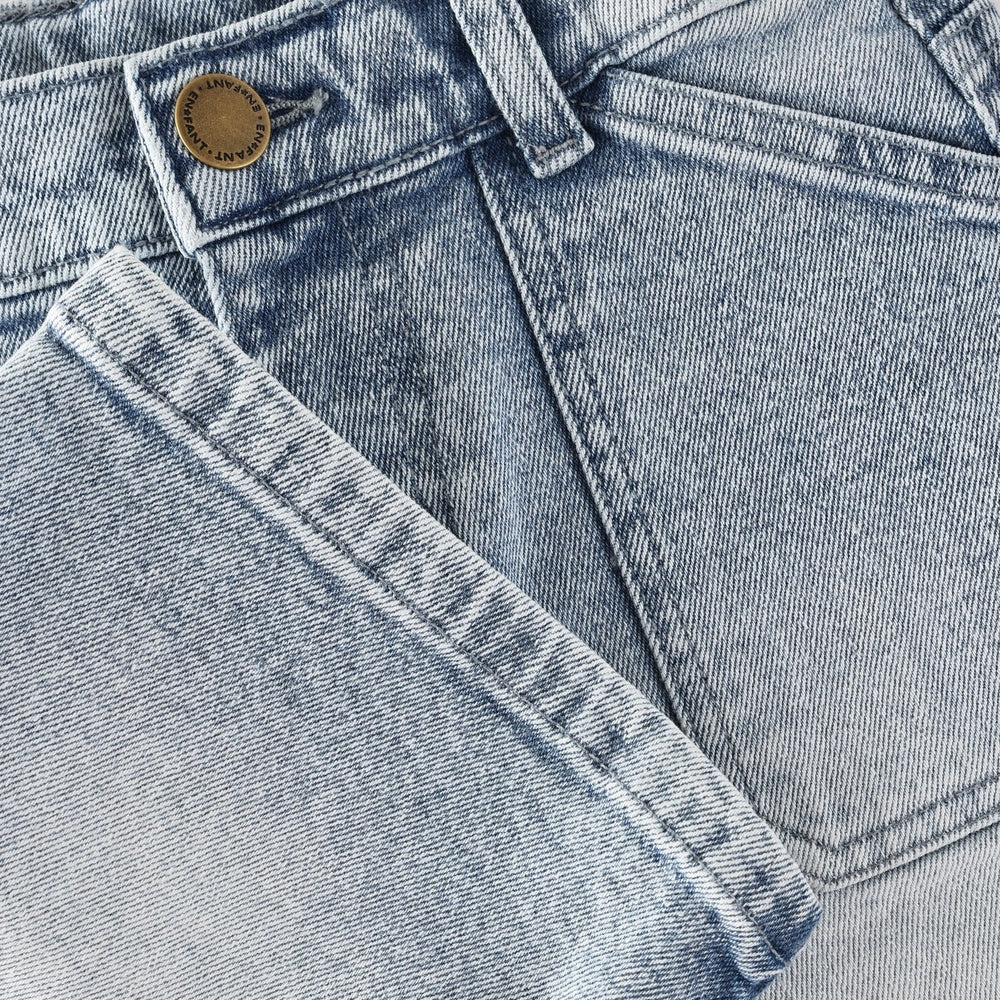 En Fant short bermuda en denim bleu clair