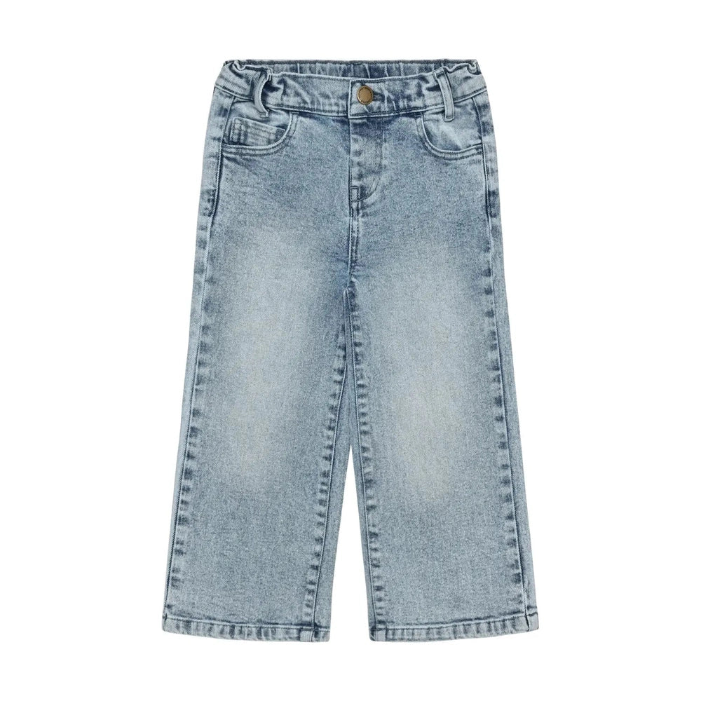 Jeans wide en denim bleu clair En Fant