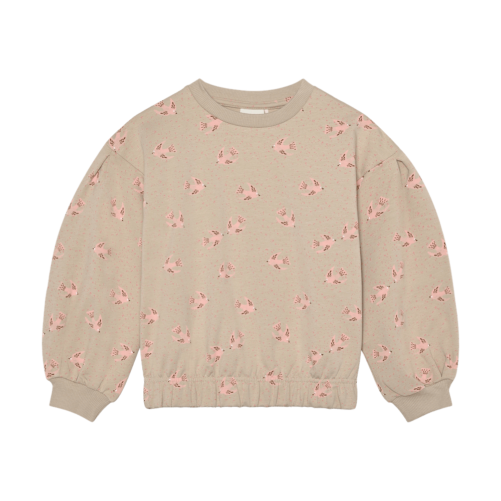 Minymo Sweatshirt à manches longues imprimé all-over Doeskin