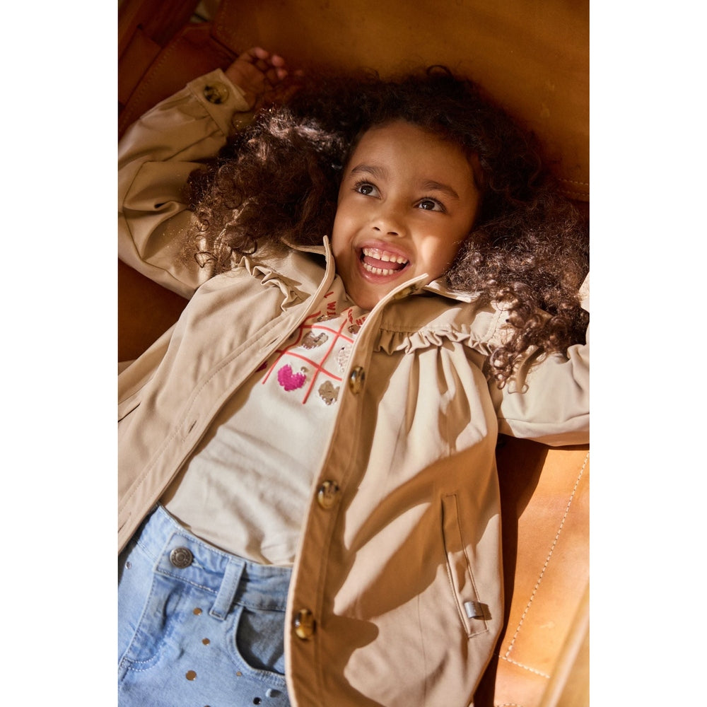 Minymo trench-coat taupe