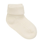 Chaussettes bébé Minymo côtelées, lot de 3, taupe clair