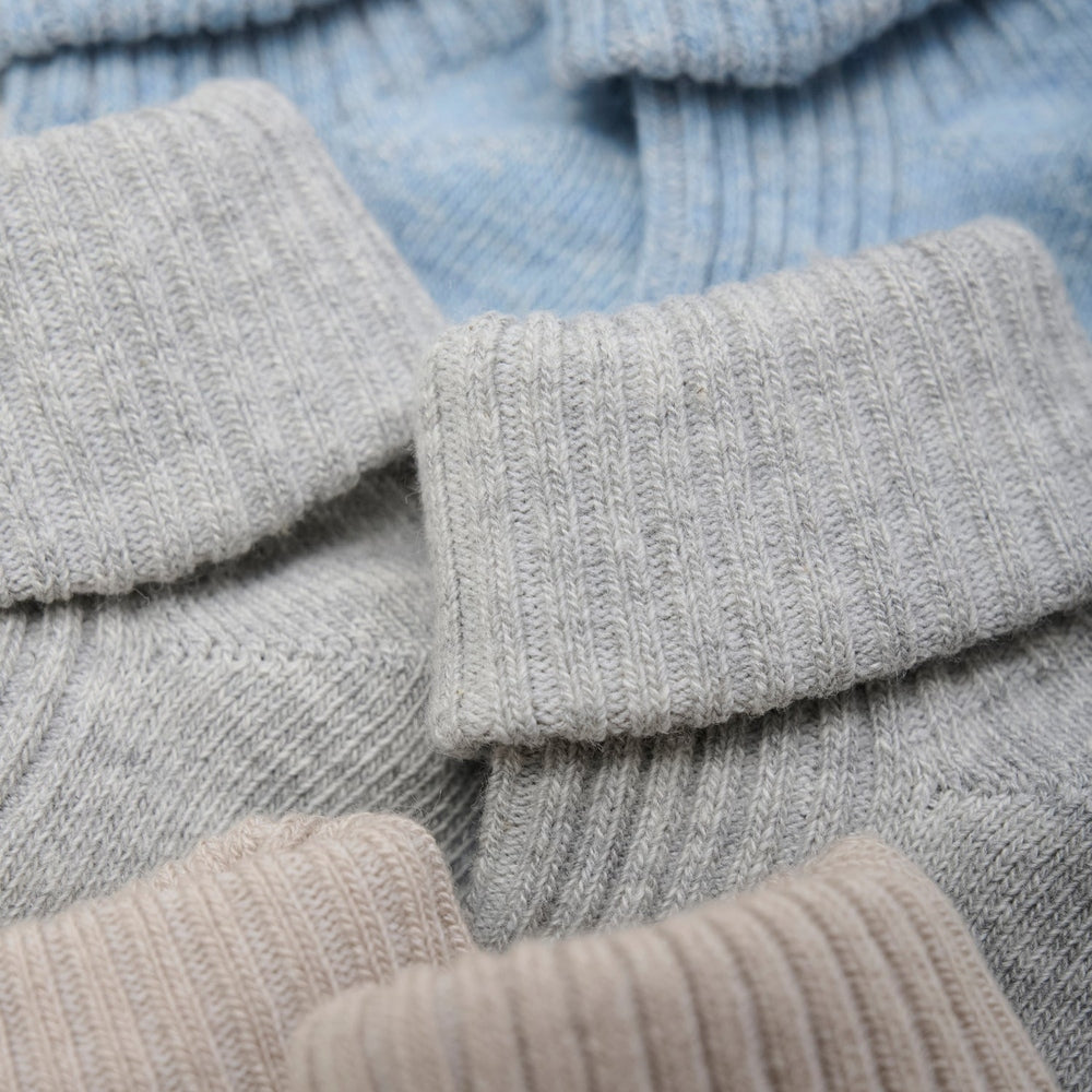 Lot de 3 chaussettes bébé Minymo côtelées Winter Sky