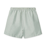 Liewood Duke Boardshort / short de bain rayé pour enfants - Stripe Peppermint / Crisp White