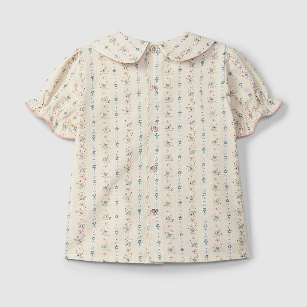 Laranjinha Blouse en coton pour enfants - Sable
