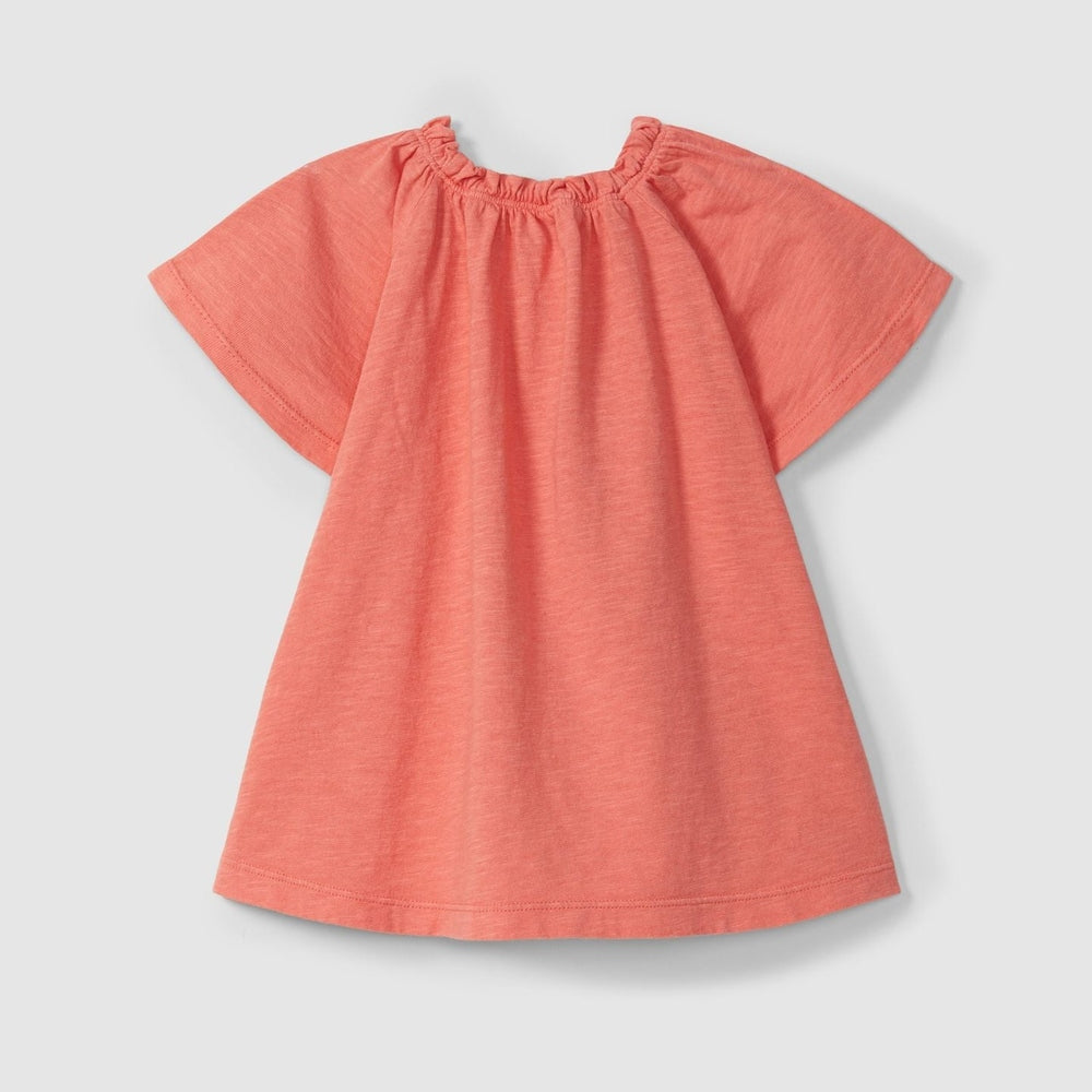 Laranjinha Top en coton pour enfants - Framboise