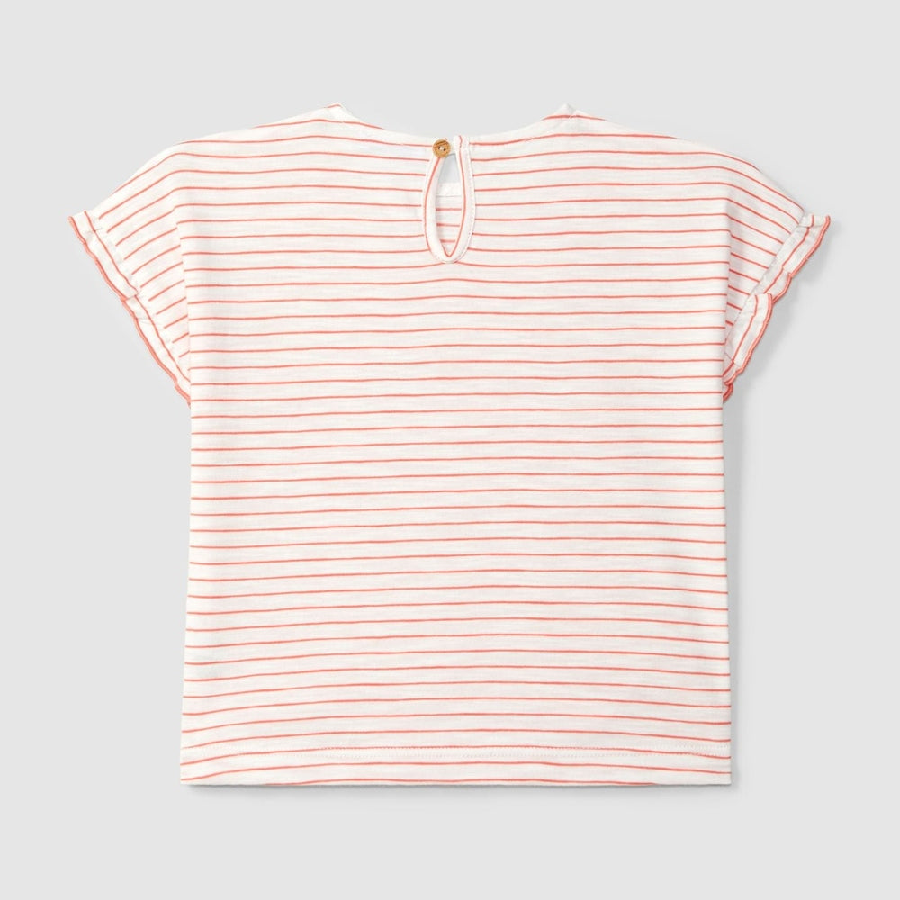alt
Laranjinha T-shirt en coton avec fleur pour enfants - Raspberry