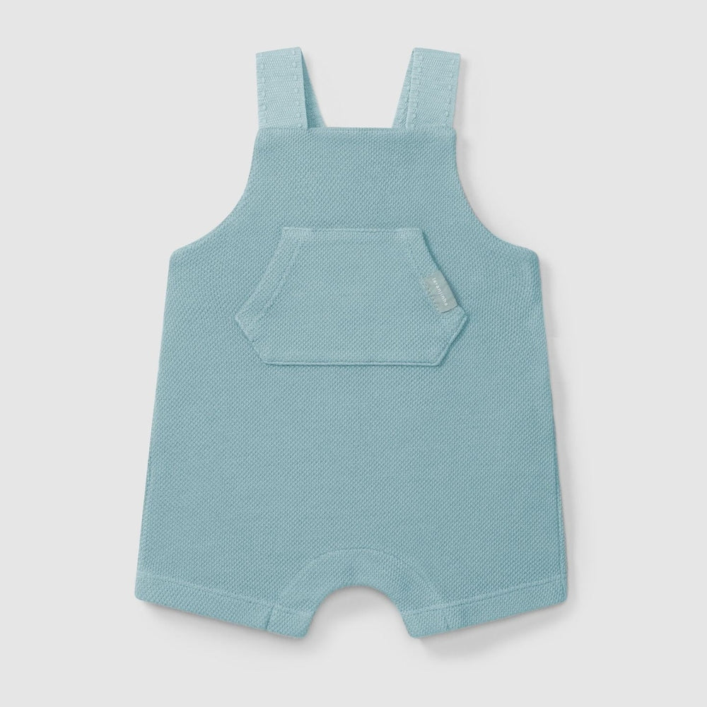 Laranjinha shorts salopette d'été pour enfants - bleu pétrole