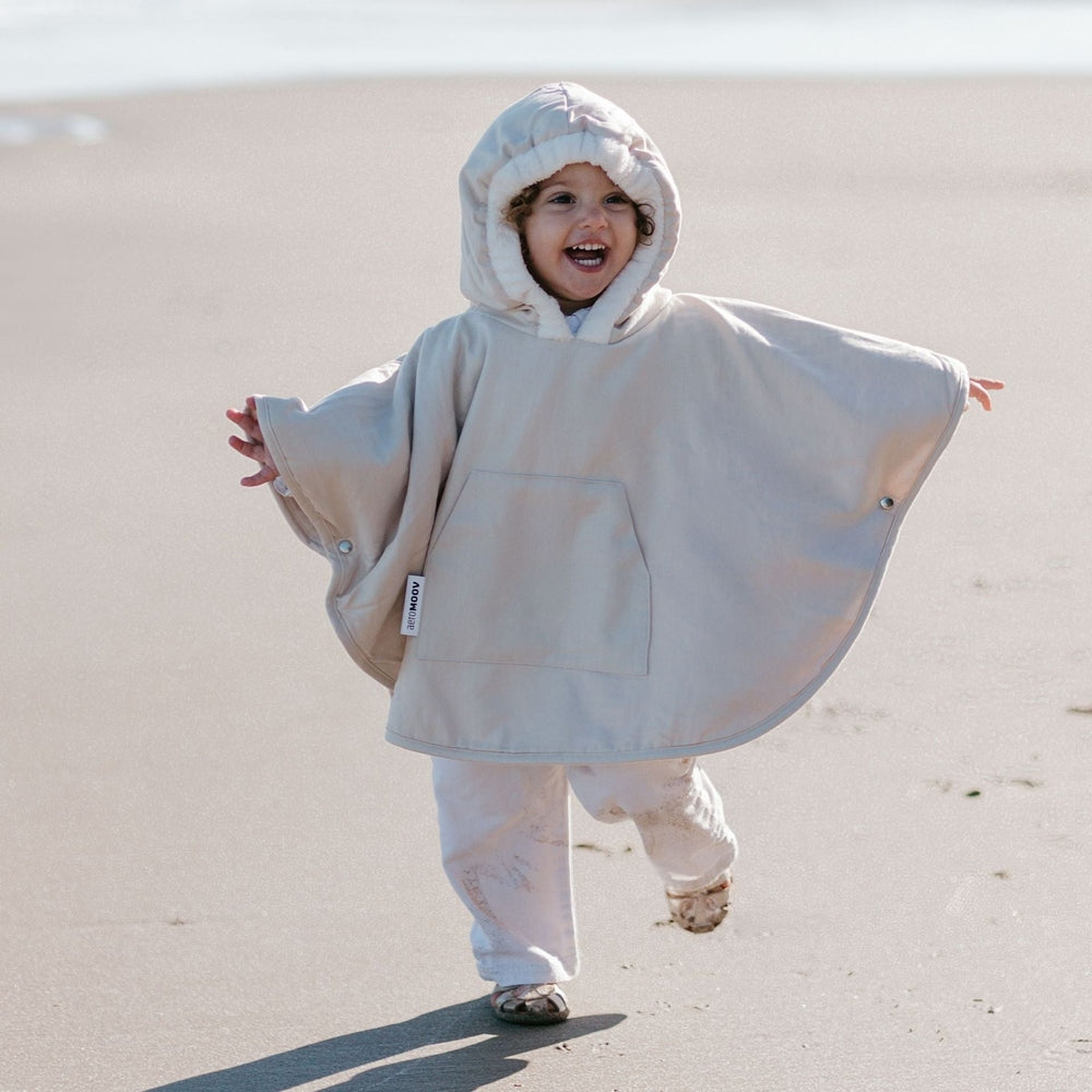 Poncho d'hiver Aeromoov 9-36 mois - Chevron Crème