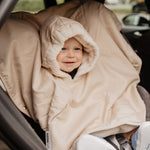 Poncho d'hiver Aeromoov 9-36 mois - Chevron crème