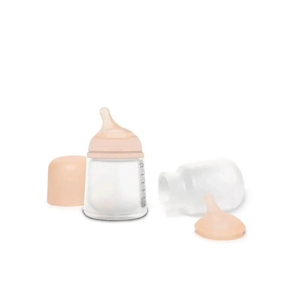 Suavinex Zero Zero kit de démarrage anti-coliques, deux biberons 180 ml +0 mois