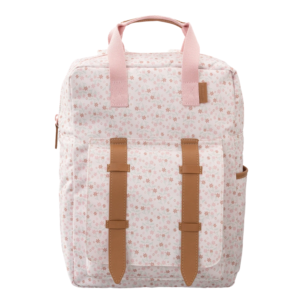 Fresk Sac à dos grand motif floral rose