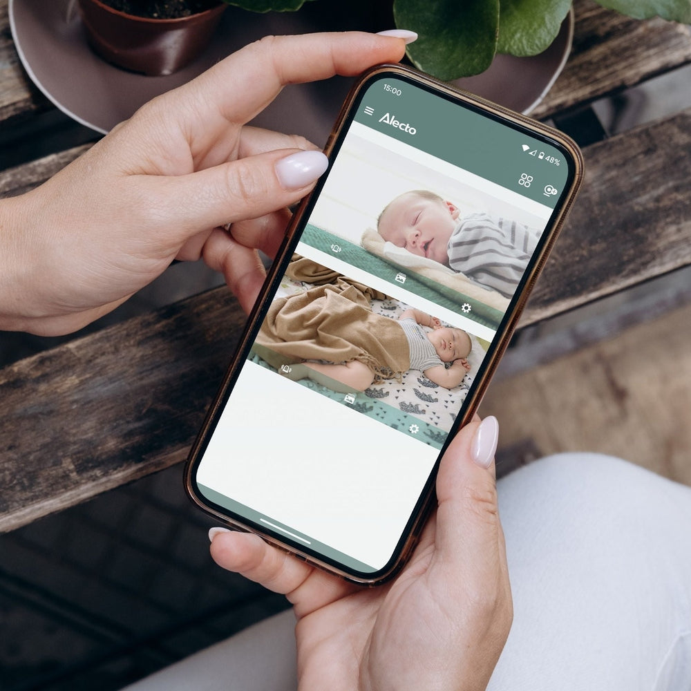 Babyphone Alecto DMV2060 avec unité parentale et application