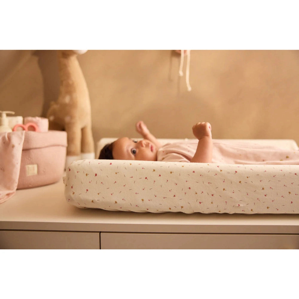 Housse de matelas à langer Jollein Jersey 50x70cm Pretty
