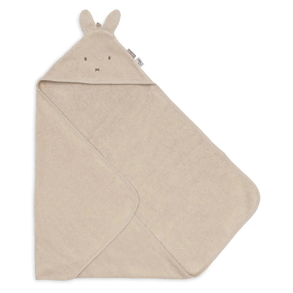 Cape de bain éponge Jollein 75x75cm Miffy Warm Sand