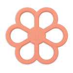 Jollein Anneau de dentition en silicone Flower Coral Rose