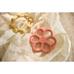 Jollein Anneau de dentition en silicone Flower Coral Rose