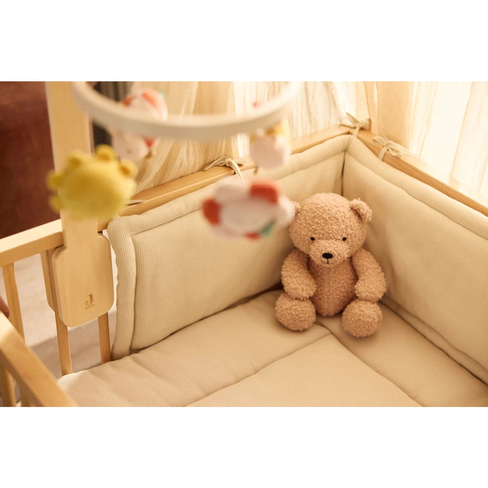 Jollein tour de parc 180x30cm Little Waffle Sable