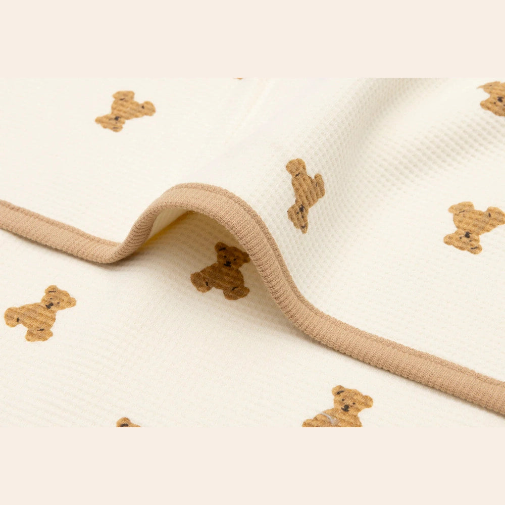 Jollein Couverture de berceau 75x100cm Mini Teddy Bear Little