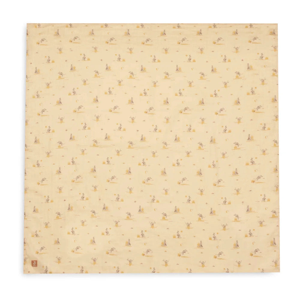 Jollein lange hydrophile grand format 115x115cm Kangaroots