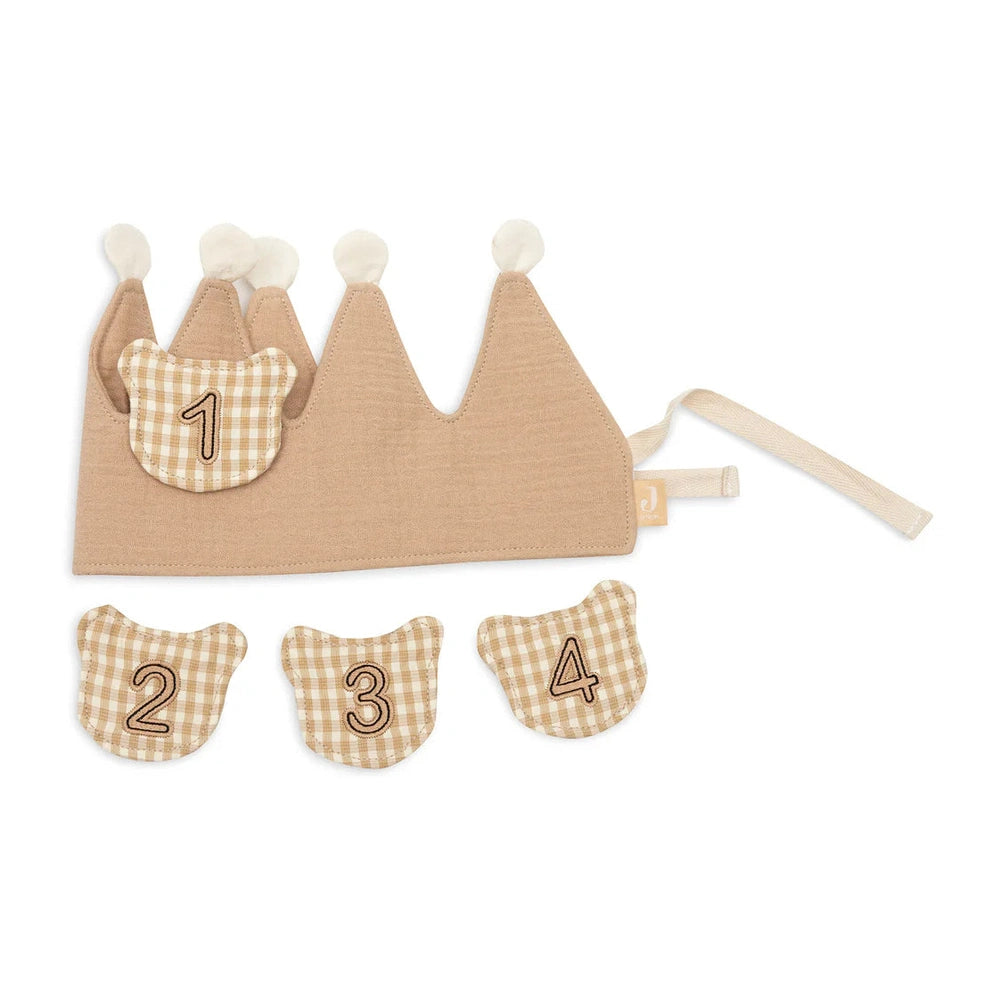 Couronne d'anniversaire Jollein avec chiffres Teddy Bear