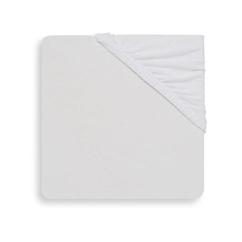 Jollein drap-housse blanc - 70/75x140/150