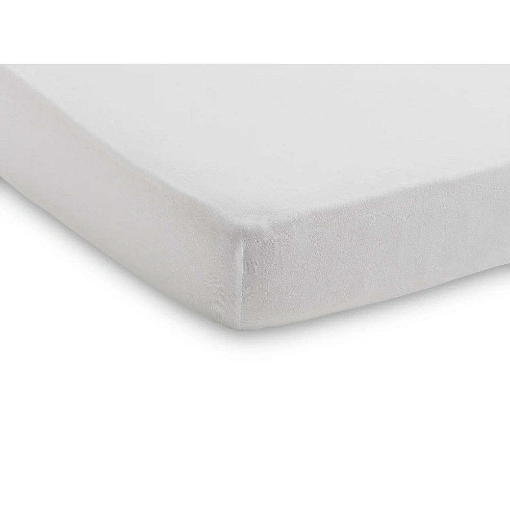 Jollein drap-housse blanc - 70/75x140/150