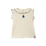 Top en coton ajusté - Indigo
