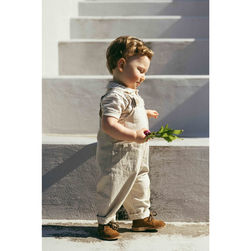 Salopette en coton Snug - Naturel