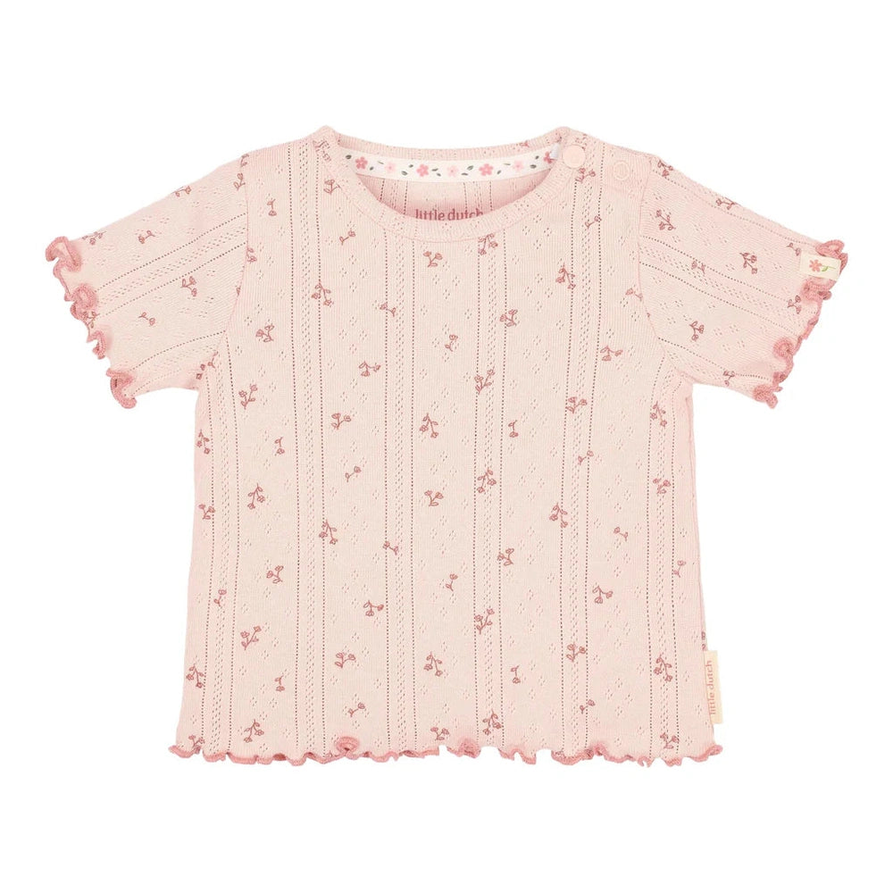 Little Dutch T-shirt à manches courtes rose Fairy Flowers