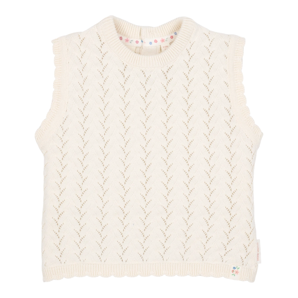 Little Dutch haut en maille crème