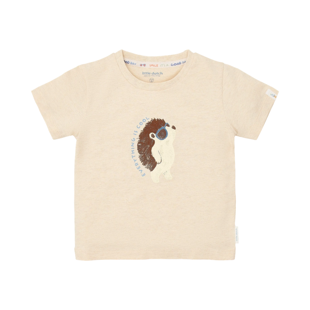 Little Dutch T-shirt à manches courtes Biscuit chiné