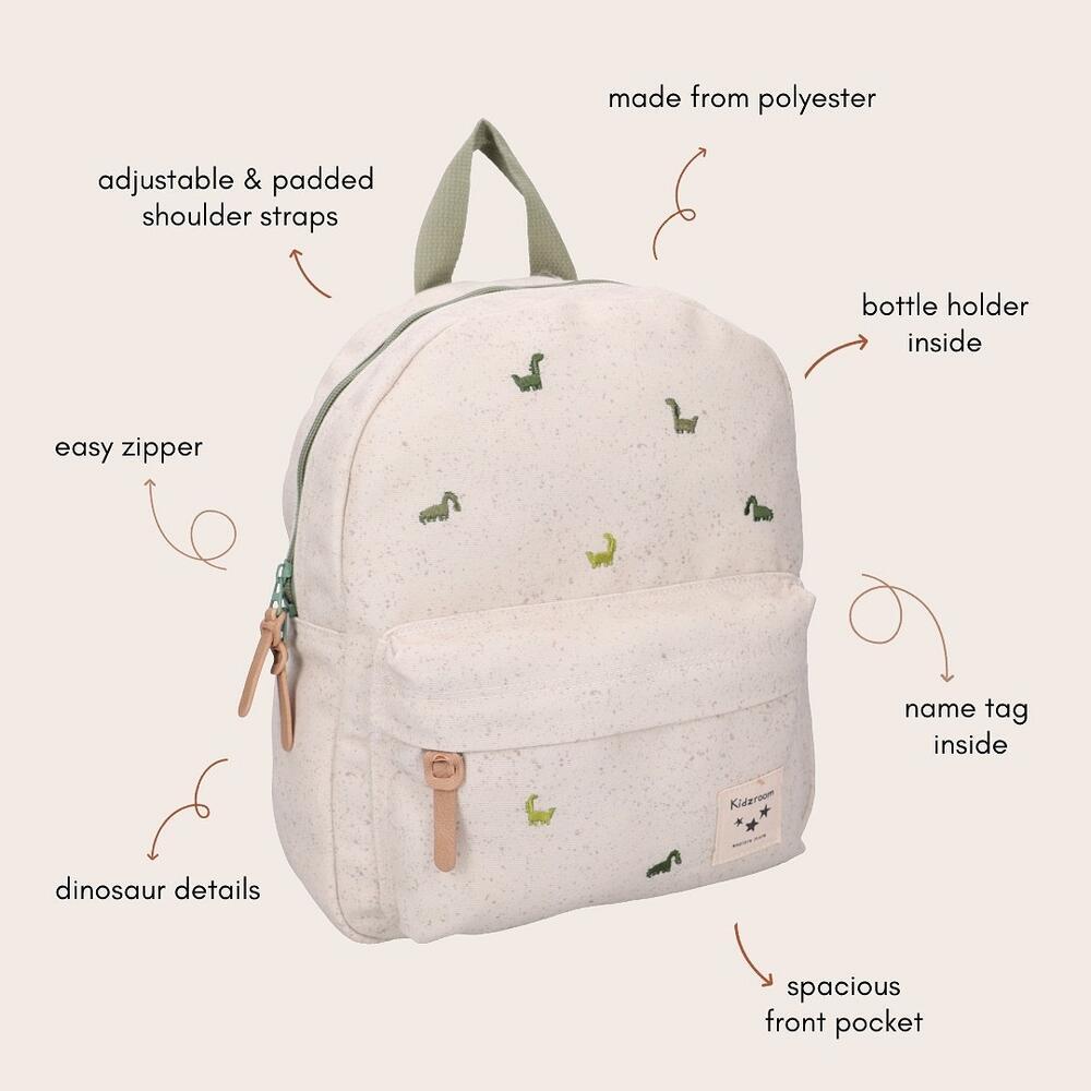 Sac à dos Kidzroom Nostalgia Dinos - Vert
