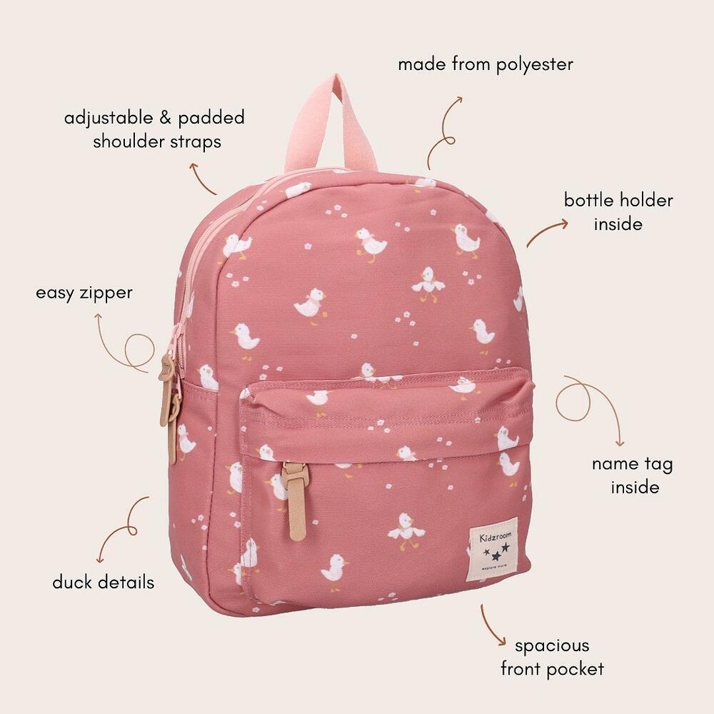 Sac à dos Kidzroom Little Story Canetons - Rose