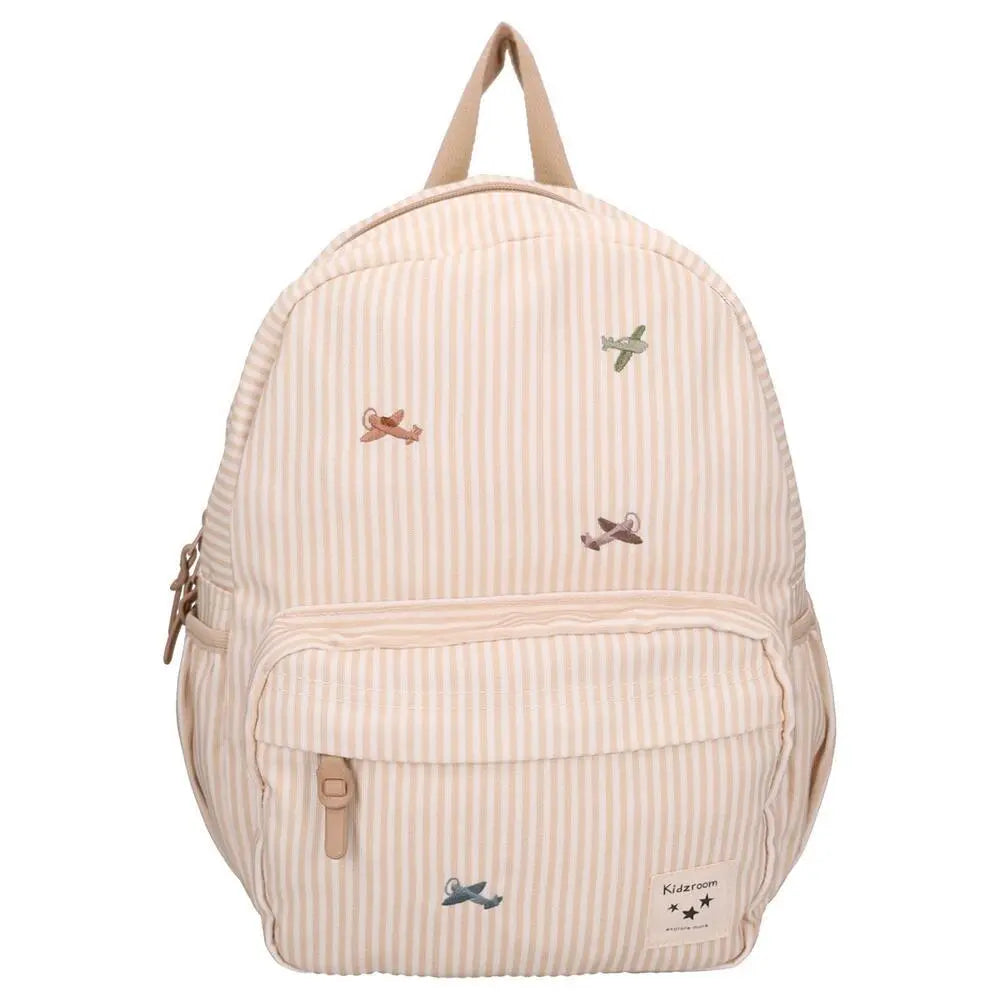 Kidzroom Sac à dos Nostalgie Avions - Beige