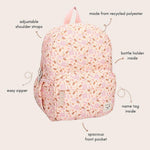 Sac à dos Kidzroom Enchanted Memories imprimé fleurs - Rose