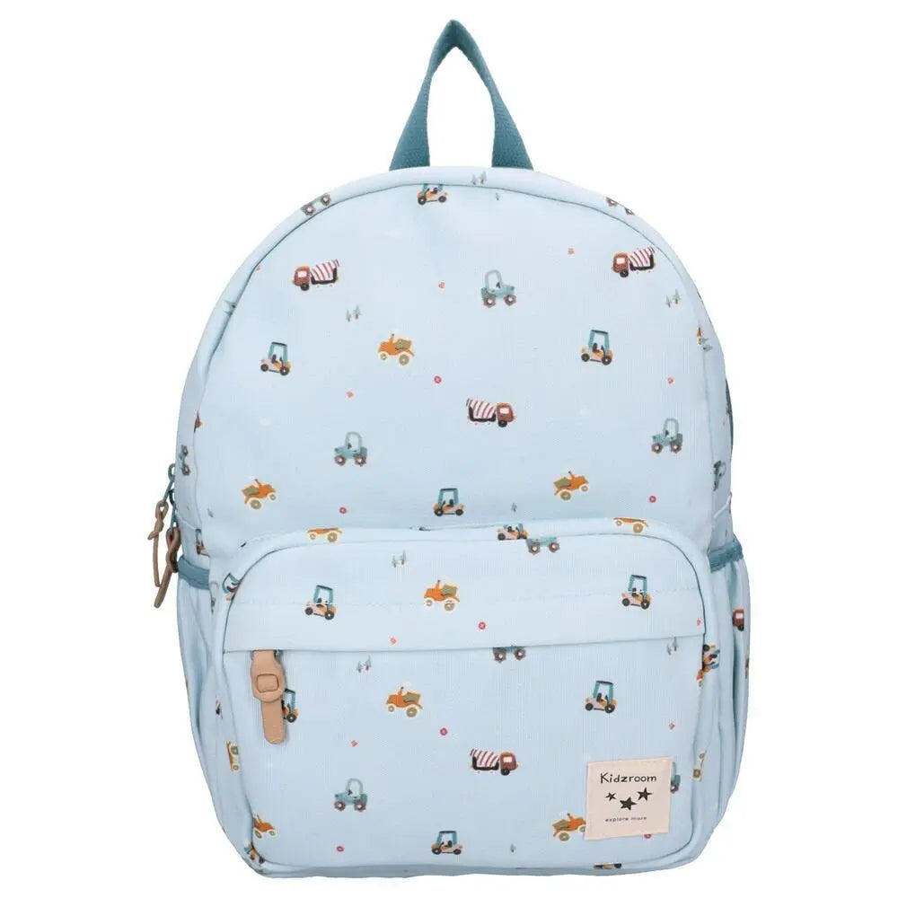 Kidzroom Sac à dos Little Story Voitures - Bleu