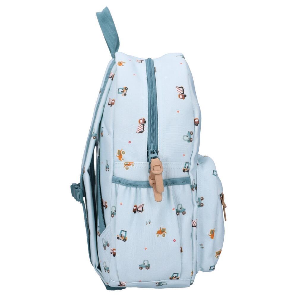 Kidzroom Sac à dos Little Story Voitures - Bleu