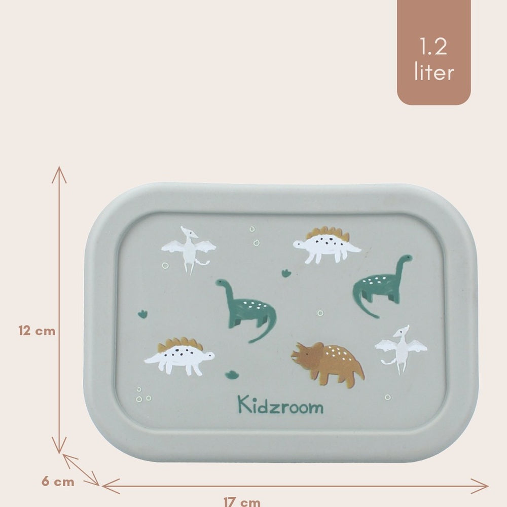 Kidzroom Lunch box Small Talk Dino's - Vert