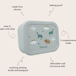 Kidzroom Lunchbox Small Talk Dinos - Vert
