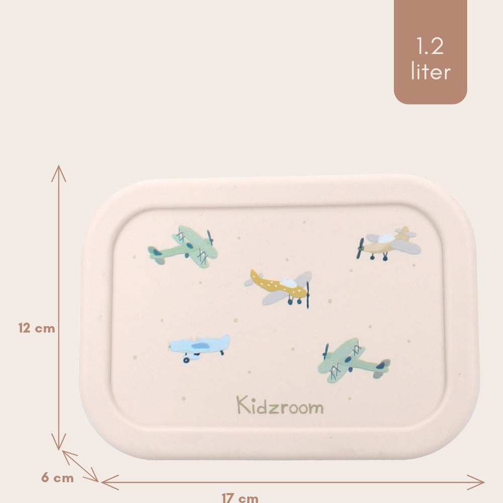 Kidzroom Boîte à lunch Small Talk Avions - Beige