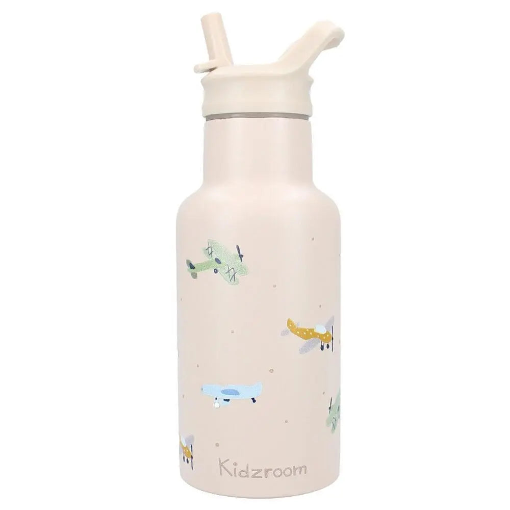 Gourde Kidzroom Small Talk Avions - Beige