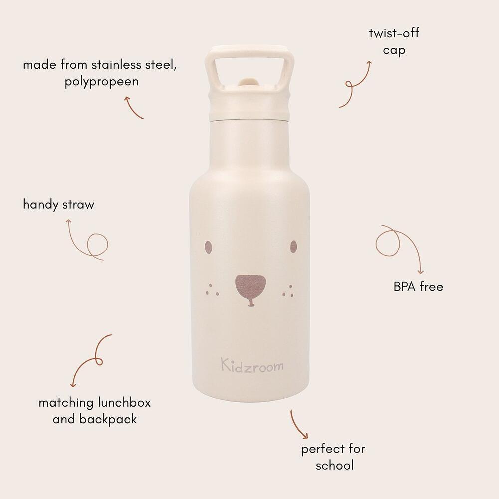 Bouteille Kidzroom Beary Excited - Beige